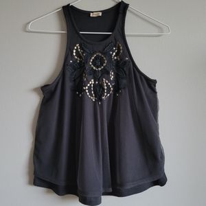 ❤[3/$35] Hollister Sequin High Neck Tank Top